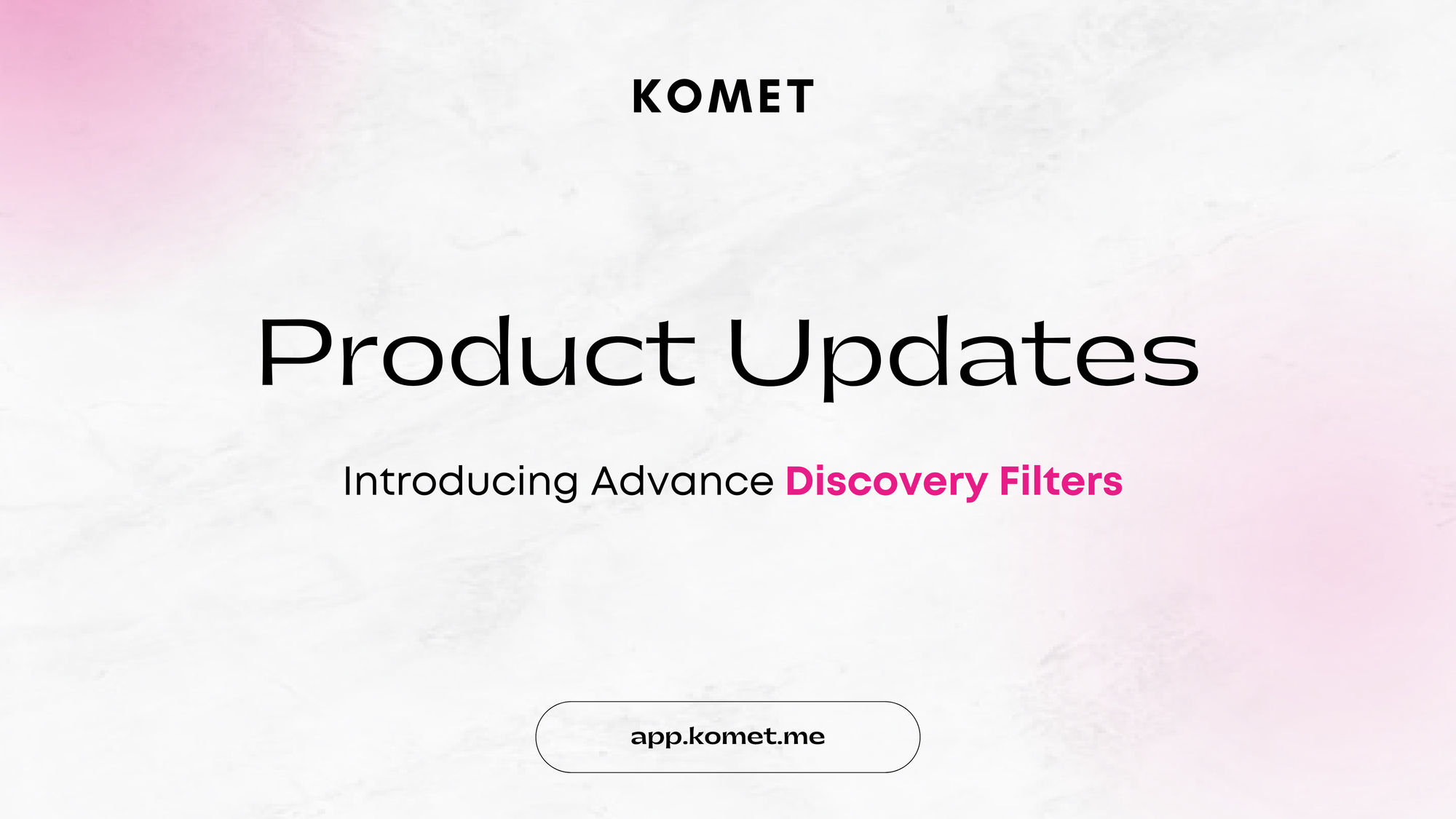 Product Update: Introducing Advanced Discovery Filters